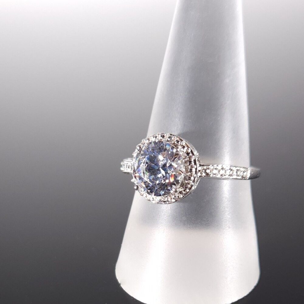 Simulated Diamond Swarovski Elements Ring Size 8-… - image 2